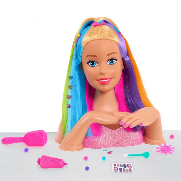 Barbie Deluxe Rainbow Stylinghoved 63225 Barbie MIDhobby Dk   63225 1.w610.h610.fill 